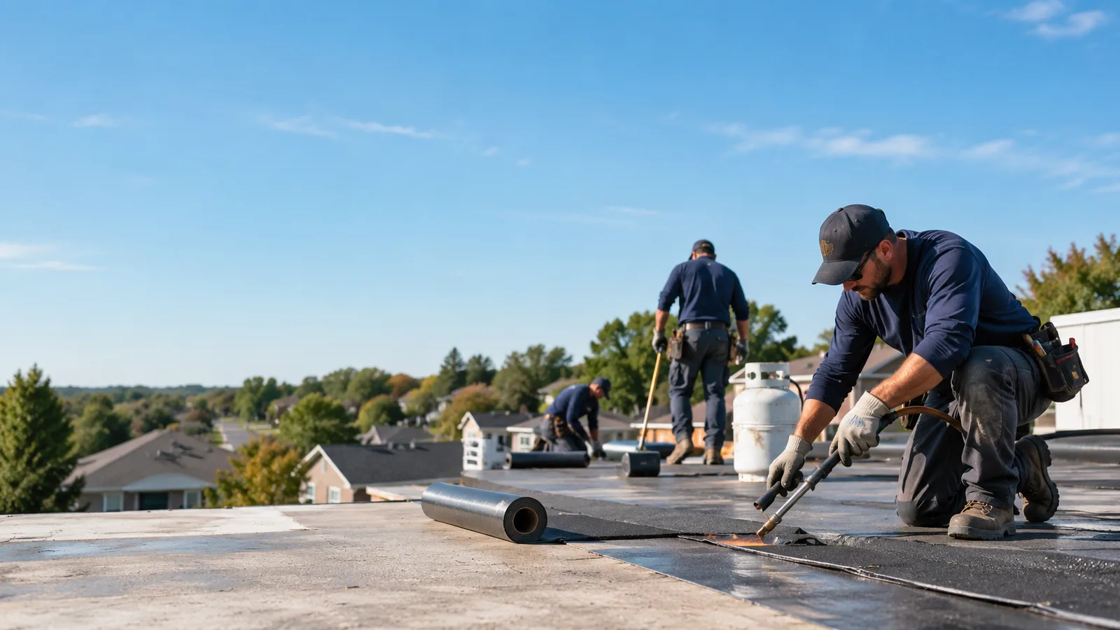 Flat Roof Leak Repair providers in Springbrook, WI